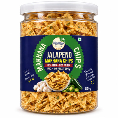 Mithilaram Jalapeno Makhana Chips – Roasted, Not Fried | 85g